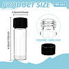 Glass Screw Top Bead Storage Tubes CON-WH0001-88-2