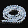 Electroplate Glass Beads Strands EGLA-A044-J8mm-L06-2