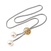 304 Stainless Steel Tree of Life Lariat Necklaces for Women NJEW-B149-04GP-01-4