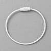 Baking Paint Stainless Steel Cable Wire Keychain AJEW-WH0413-15E-1