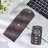 Rectangle Velvet Single Watch Storage Bag with Flip Cover LS-ABAG-WH0044-46A-4