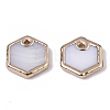 Natural Freshwater Shell Charms SHEL-S276-76-2