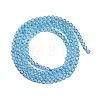 Natural Blue Topaz Beads Strands G-P553-A01-02-3