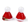 Christmas Theme Lampwork Beads LAMP-T021-05-3