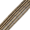 Electroplate Non-magnetic Synthetic Hematite Bead Strands G-F300-37B-F06-1