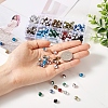 300Pcs 10 Colors Electroplate Transparent Glass Beads EGLA-SW0001-02-5