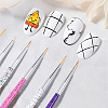 2 Sets 2 Style Plastic Nail Pull Line Pen MRMJ-CA0001-40-5