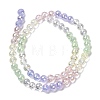 Electroplate Glass Beads Strands EGLA-D300-06-6mm-18-2