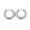 Tarnish Resistant 202 Stainless Steel Huggie Hoop Earrings EJEW-O087-08O-P-1