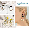 20Pcs 10 Style Alloy Enamel Stud Earring Findings FIND-EL0001-03-8