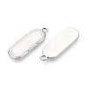 304 Stainless Steel Pendant Cabochon Settings STAS-N108-61P-2