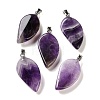 Natural Banded Amethyst Pendants GG-CBACB71-05P-16-1