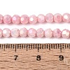 Anti-Tarnish Electroplate Glass Beads Strands EGLA-T021-4mm-15-04-4
