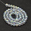 Imitate Austrian Crystal Electroplate Glass Round Bead Strands GLAA-F030-10mm-B01-2