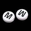 Opaque Acrylic European Beads AC-CBA3BDD-01M-2