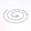 Tarnish Resistant 304 Stainless Steel Mariner Link Chains Necklaces NJEW-P223-08P-1