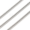 316 Surgical Stainless Steel Cuban Link Chains CHS-B010-01B-P-1