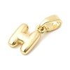 Brass Letter Charms LS-KK-G554-22G-H-2