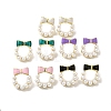 Bowknot Brass Stud Earrings EJEW-R162-06G-1