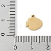 304 Stainless Steel Charms STAS-L022-168G-02-3