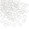   80Pcs 925 Sterling Silver Round Rings STER-PH0001-48-1