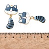 Printed Alloy Pendants ENAM-K076-45G-05-3