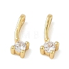 Brass Pave Clear Cubic Zirconia Charms CU-CBA9FFD-11G-07-1