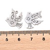 Religion 304 Stainless Steel Charms LS-STAS-E521-07P-09-3