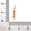 Brass Enamel Charms KK-P338-01G-E02-3