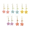 Glass & Acrylic & Natural Malaysia Jade Dangle Earrings EJEW-MZ00735-2