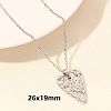 Stainless Steel Heart-shaped Necklace Jewelry DIY Accessories FY2457-11-1