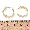 Brass Enamel Hoop Earrings for Women EJEW-A167-27B-01-5