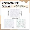 3Pcs 3 Colors Butterfly Nail Art Stickers MRMJ-LP0002-90-2