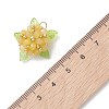 Dyed Natural Malaysia Jade & Glass Beaded Pendants PALLOY-MZ01265-04-4