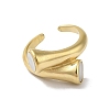 Shell Open Cuff Ring for Women RJEW-C091-03G-01-2