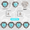 8 Bags Alloy Decorative Rivets BUTT-CP0001-21-2