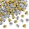 80Pcs 2 Colors Tibetan Style Alloy Tube Bails FIND-TAD0001-03-2