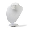 Bust Shaped MDF Covered with PU Leather Jewelry Set Display Stands AJEW-U002-01A-2