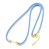 3MM Round Nylon Milan Cord Necklaces Making NJEW-H091-01G-25-1