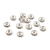 Iron Crystal Rhinestone Spacer Beads RB-A009-8MM-S-3