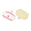 Medical Theme Alloy Enamel Pendants AL-CBA2919-03G-05B-2
