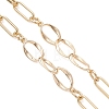 Brass Paperclip Chain Twisted Chain Necklace Making AJEW-JB01543-3