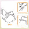 Alloy Crystal Ball Holders ODIS-WH0007-59B-P-2