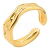 Minimalist Serpent Stainless Steel Ring Open Cuff Rings for Women ZX5128-2-1