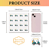 8 Sheets Plastic Waterproof Self-Adhesive Picture Stickers DIY-WH0428-100-2