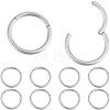 10Pcs 316L Stainless Steel Sleeper Earrings EJEW-BBC0001-56A-1