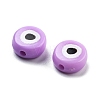 Opaque Printed Acrylic Beads OACR-G038-04H-2