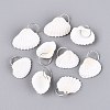 Natural Shell Pendants SHEL-Q028-03-1