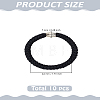 10Pcs Polyester Rubber Hair Accessories OHAR-LP0004-34-2