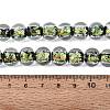 Handmade Foil Glass Beads Strands FOIL-Q002-01A-03-4